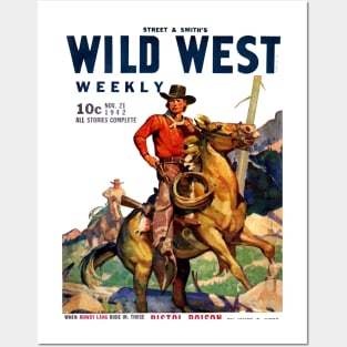 Wild West Magazine Cover November 1942 Posters and Art